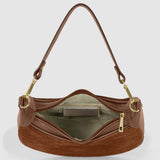 Italian Genuine Suede & Calf Leather Shoulder Bag 222024