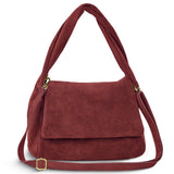 Italian Genuine Suede Top-Handle Bag 262495 - TAKEASY - Flyclothing LLC