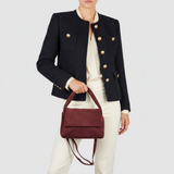 Italian Genuine Suede Top-Handle Bag 262495 - TAKEASY - Flyclothing LLC
