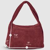 Italian Genuine Suede Top-Handle Bag 262495 - TAKEASY - Flyclothing LLC