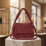 Italian Genuine Suede Top-Handle Bag 262495 - TAKEASY - Flyclothing LLC