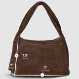 Italian Genuine Suede Top-Handle Bag 262495 - TAKEASY - Flyclothing LLC