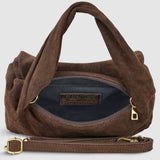 Italian Genuine Suede Top-Handle Bag 262495 - TAKEASY - Flyclothing LLC