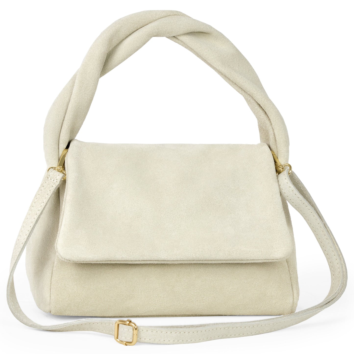Italian Genuine Suede Top-Handle Bag 262495 - TAKEASY - Flyclothing LLC