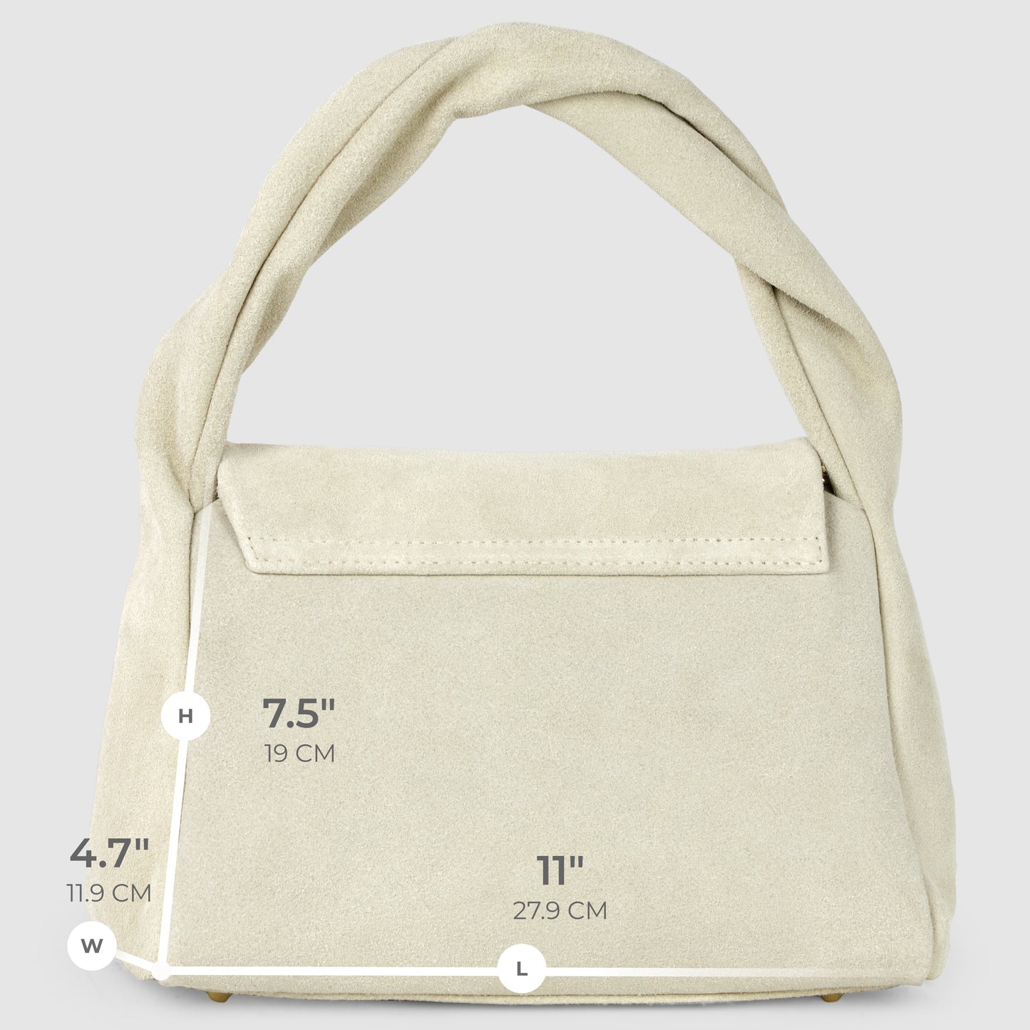 Italian Genuine Suede Top-Handle Bag 262495 - TAKEASY - Flyclothing LLC