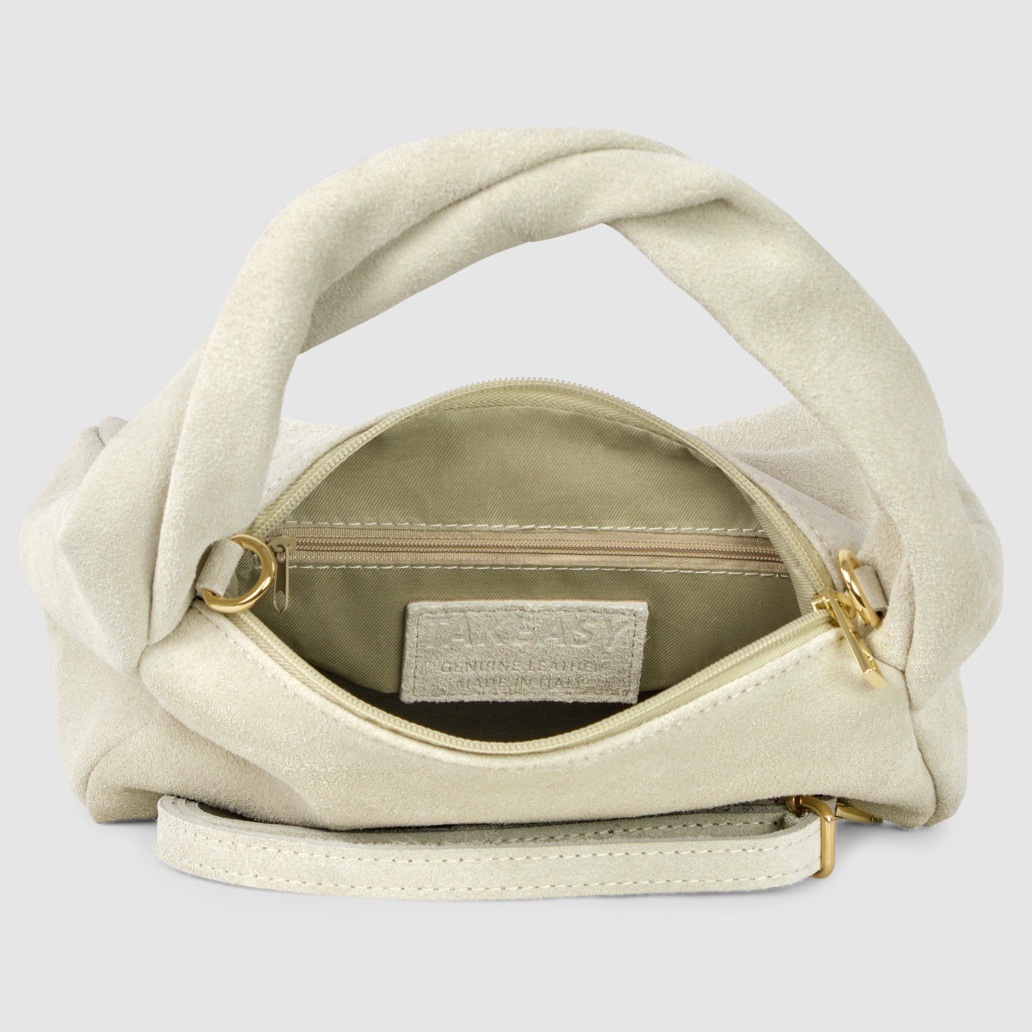 Italian Genuine Suede Top-Handle Bag 262495 - TAKEASY - Flyclothing LLC