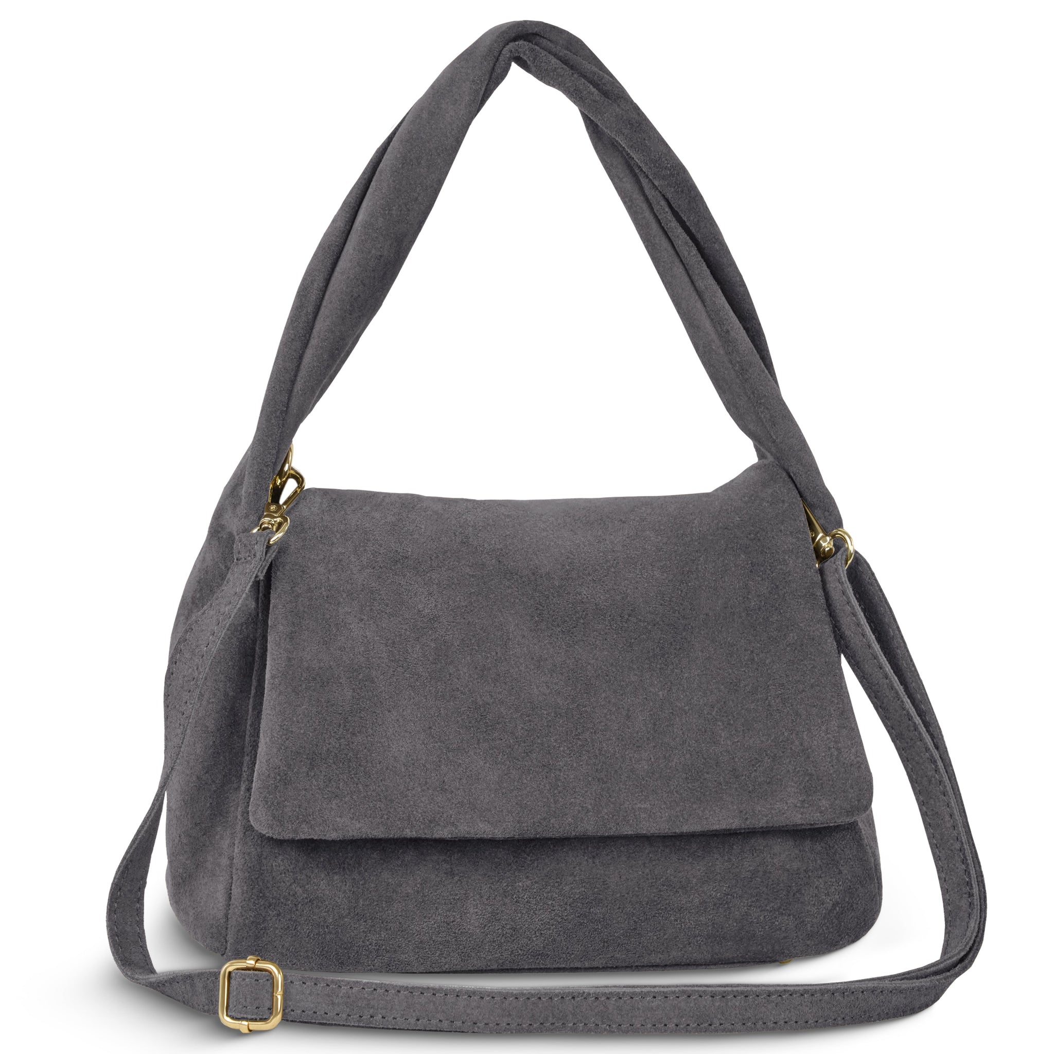 Italian Genuine Suede Top-Handle Bag 262495 - TAKEASY - Flyclothing LLC