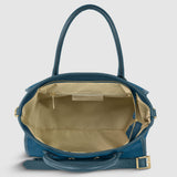 Italian Genuine Suede & Full-Grain Leather Top-Handle Bag | Alba - TAKEASY - Flyclothing LLC