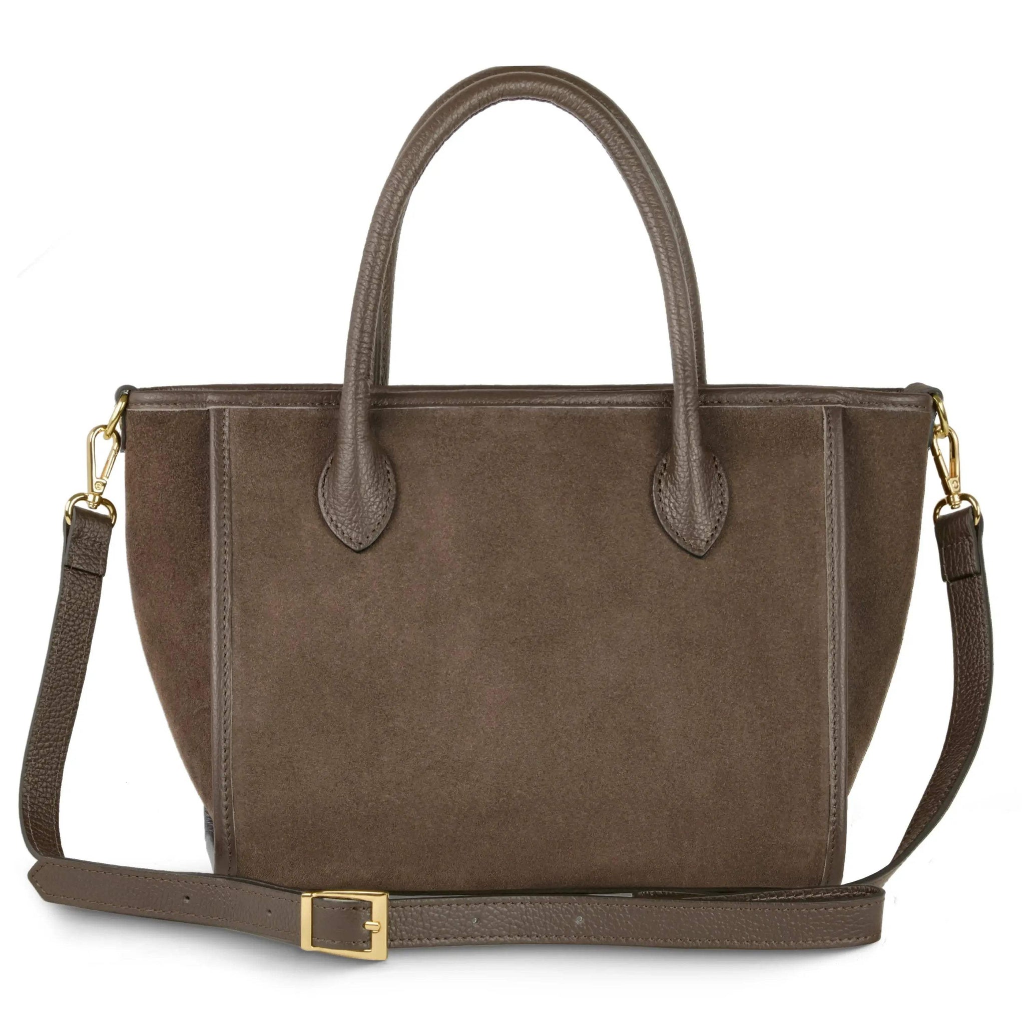 Italian Genuine Suede Top-Handle Bag 292711 - TAKEASY - Flyclothing LLC
