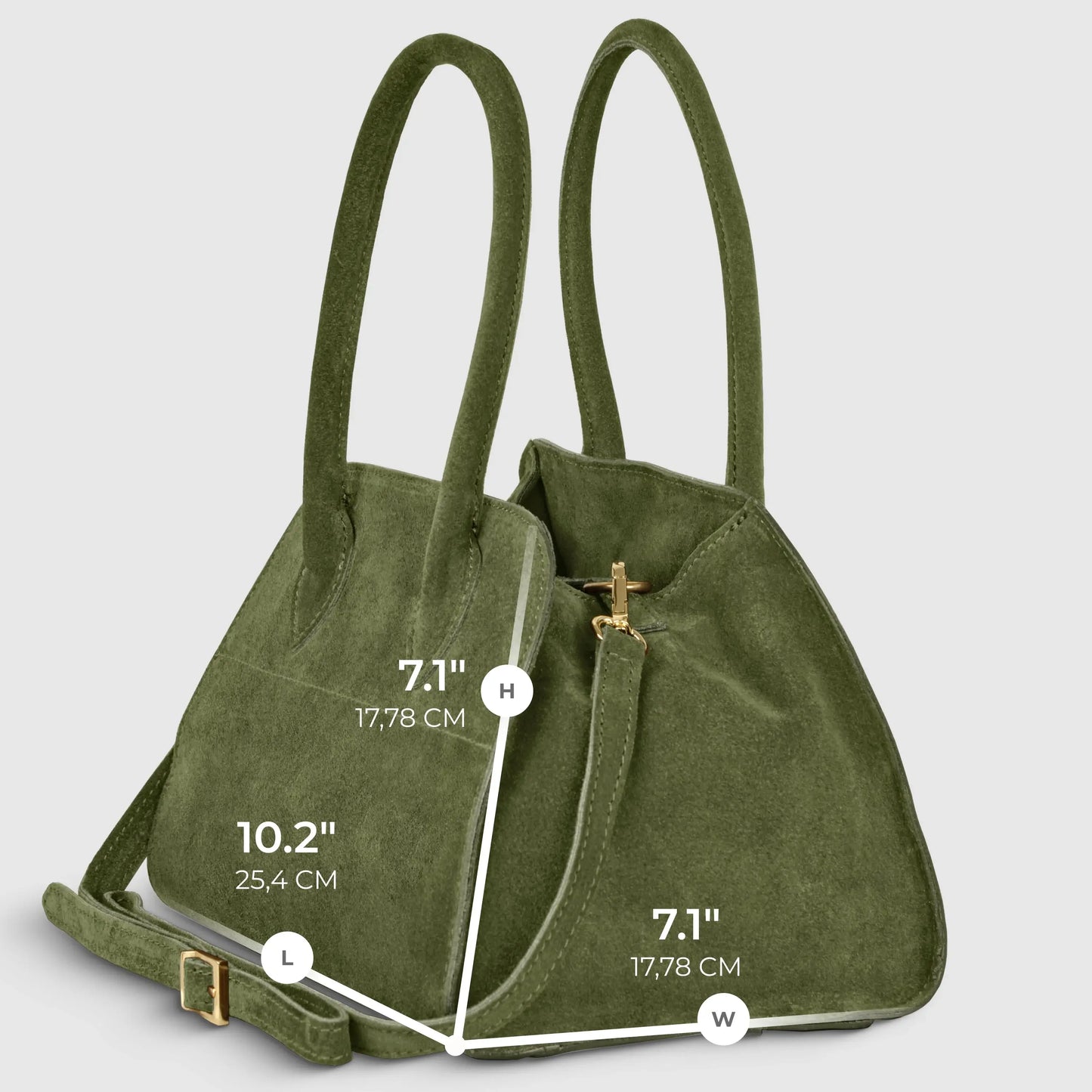 Italian Genuine Suede Top-Handle Bag 302811 - TAKEASY - Flyclothing LLC