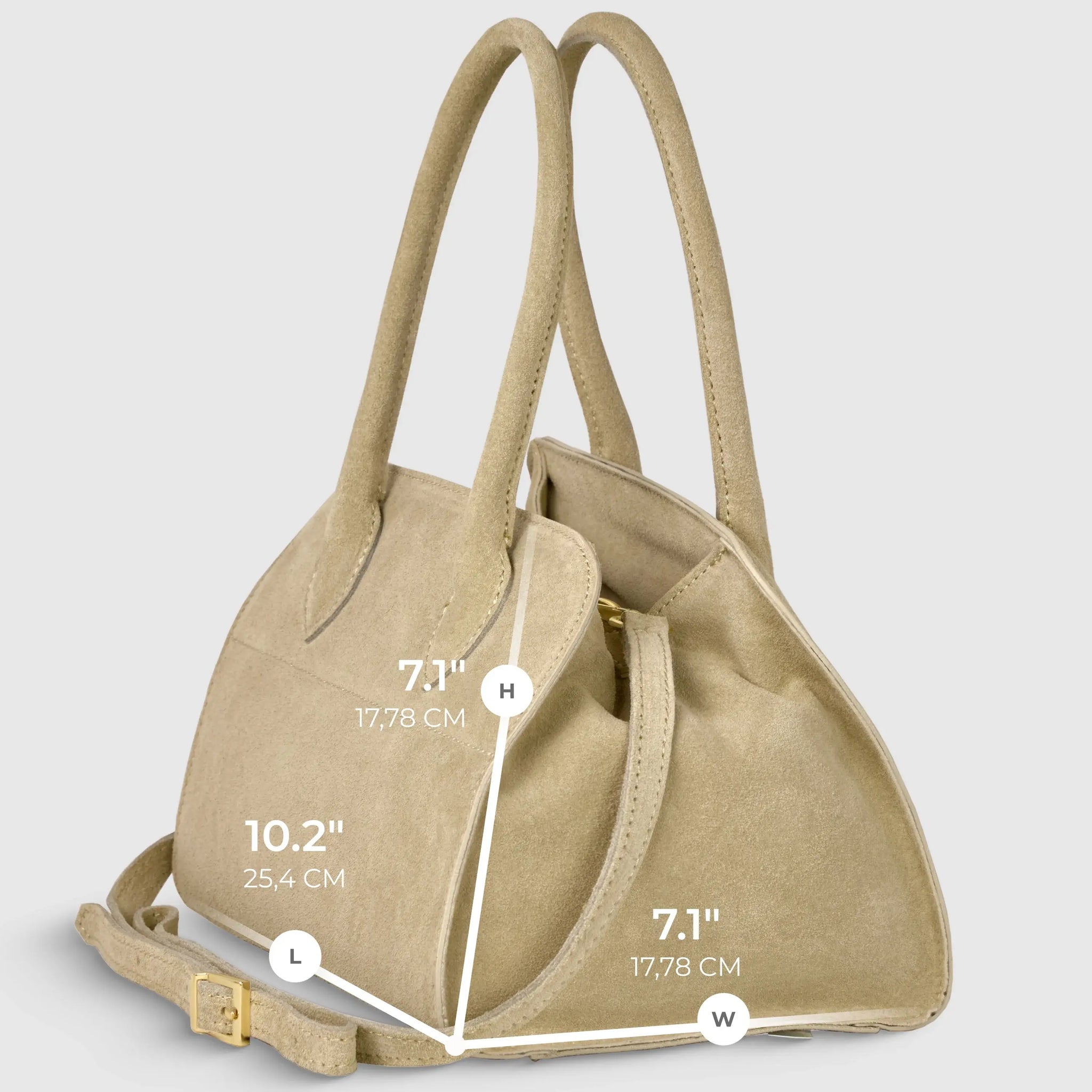 Italian Genuine Suede Top-Handle Bag 302811 - TAKEASY - Flyclothing LLC