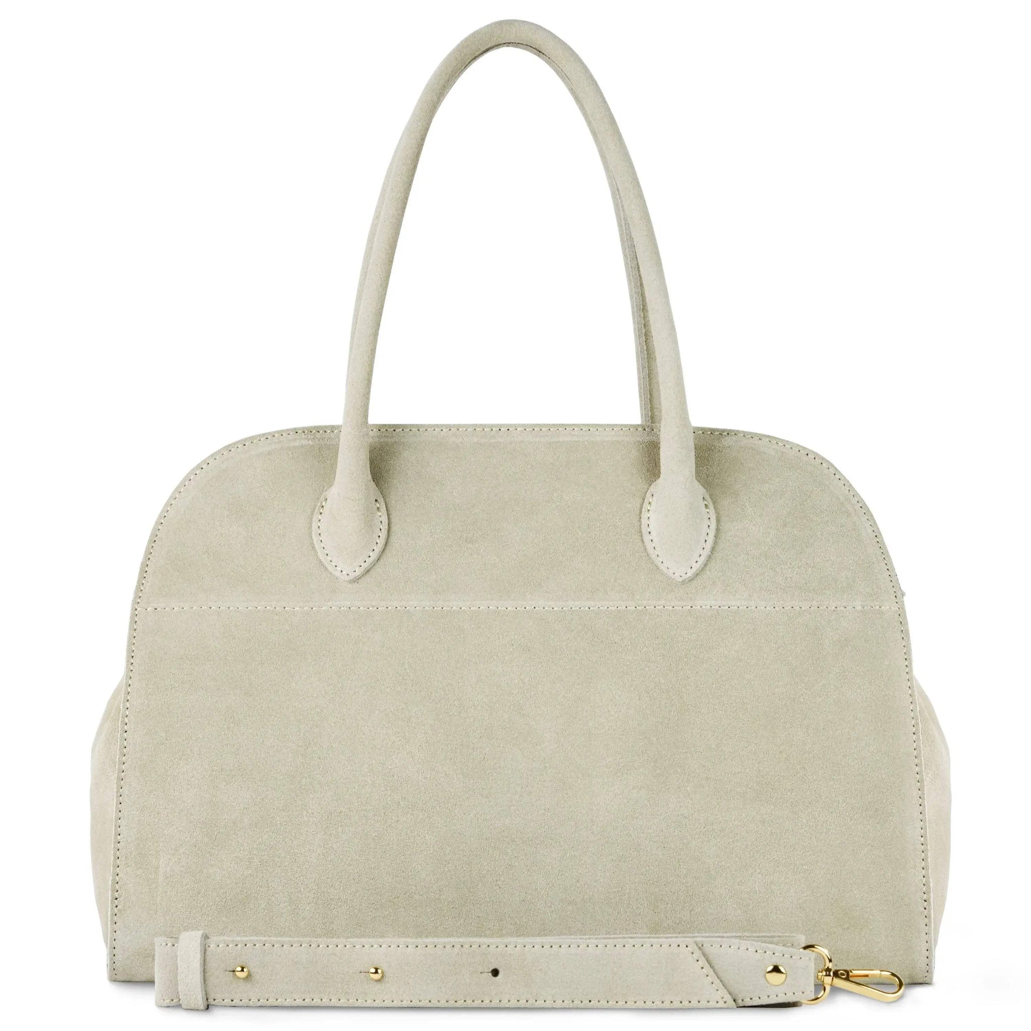 Italian Genuine Suede Top-Handle Bag 413912 - TAKEASY - Flyclothing LLC