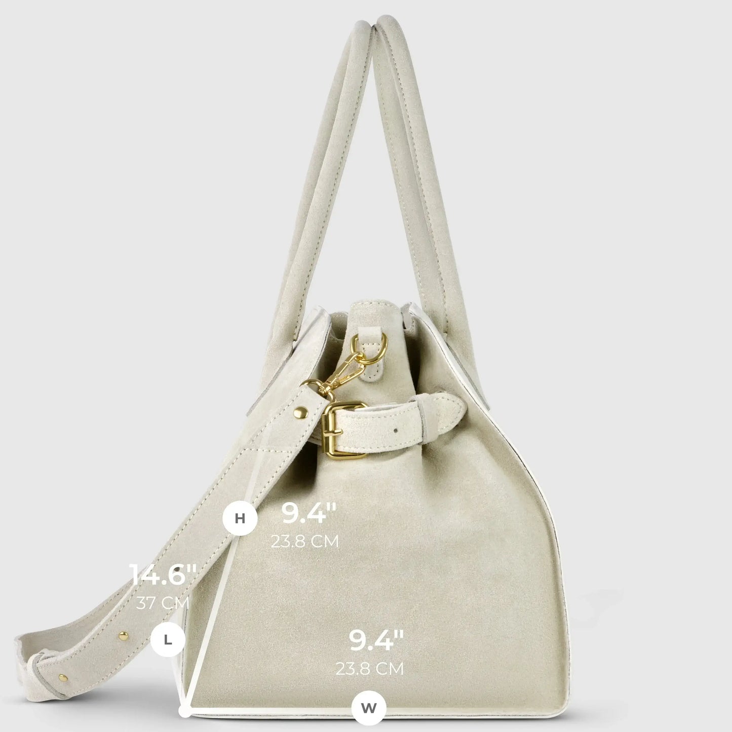 Italian Genuine Suede Top-Handle Bag 413912 - TAKEASY - Flyclothing LLC