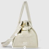 Italian Genuine Suede Top-Handle Bag 413912 - TAKEASY - Flyclothing LLC