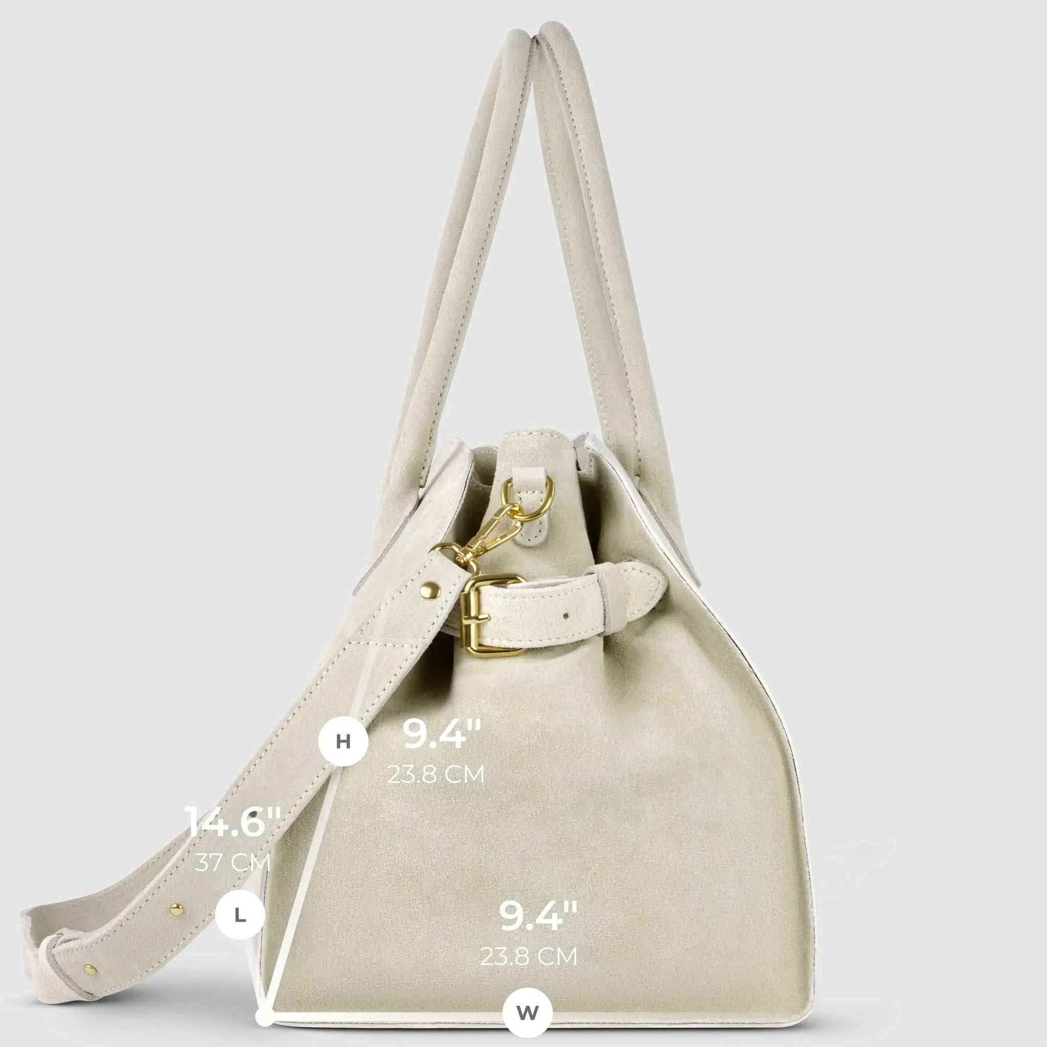 Italian Genuine Suede Top-Handle Bag 413912 - TAKEASY - Flyclothing LLC