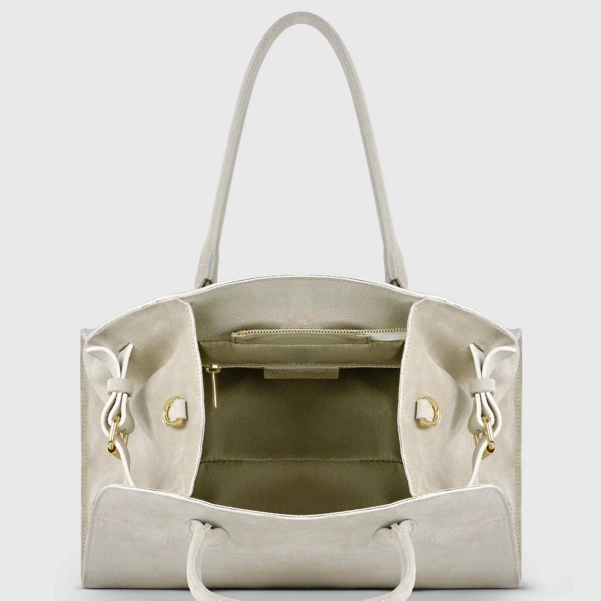 Italian Genuine Suede Top-Handle Bag 413912 - TAKEASY - Flyclothing LLC