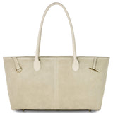 Italian Genuine Suede Tote Bag 242235 - TAKEASY - Flyclothing LLC