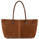 Italian Genuine Suede Tote Bag 242235 - TAKEASY - Flyclothing LLC