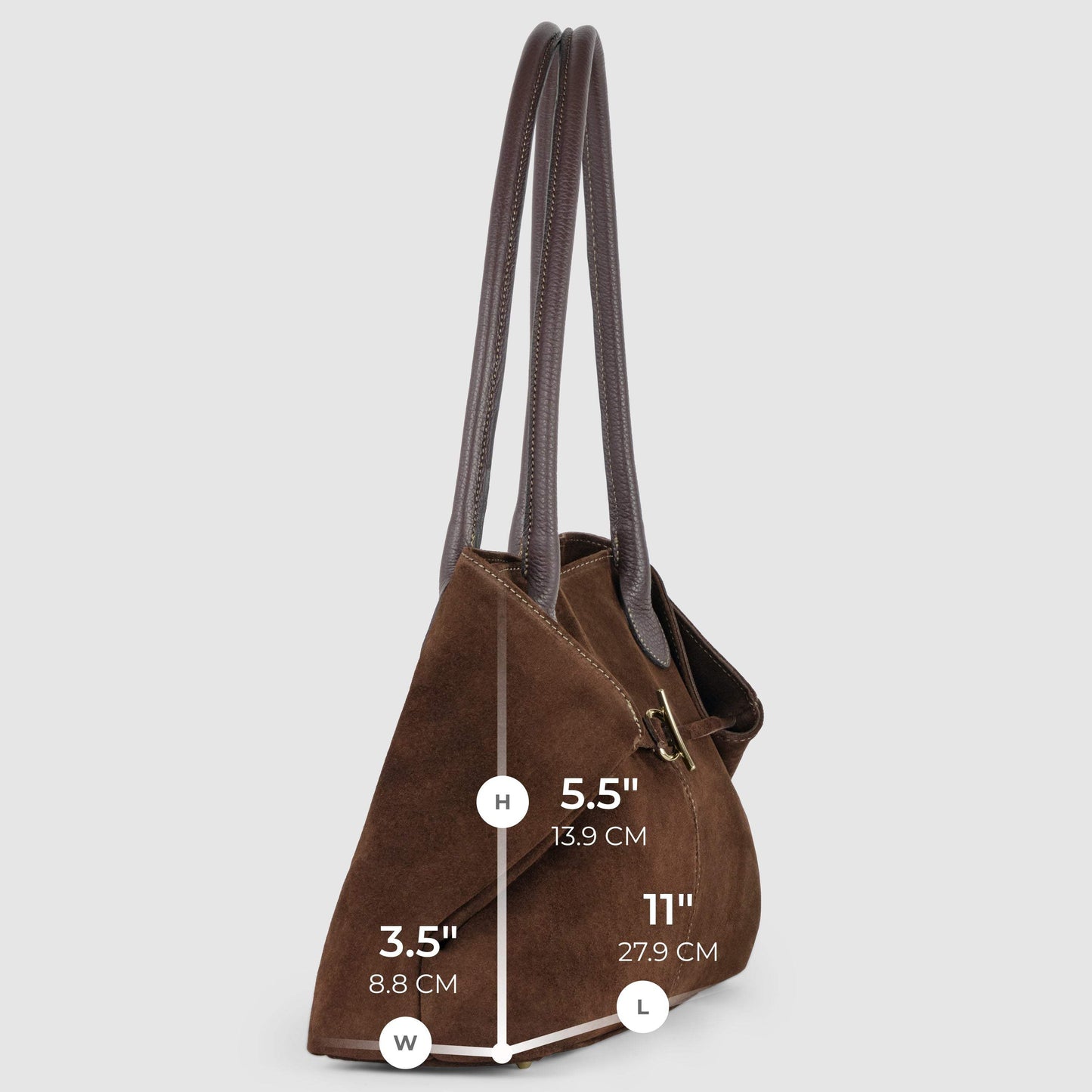 Italian Genuine Suede Tote Bag 242235 - TAKEASY - Flyclothing LLC
