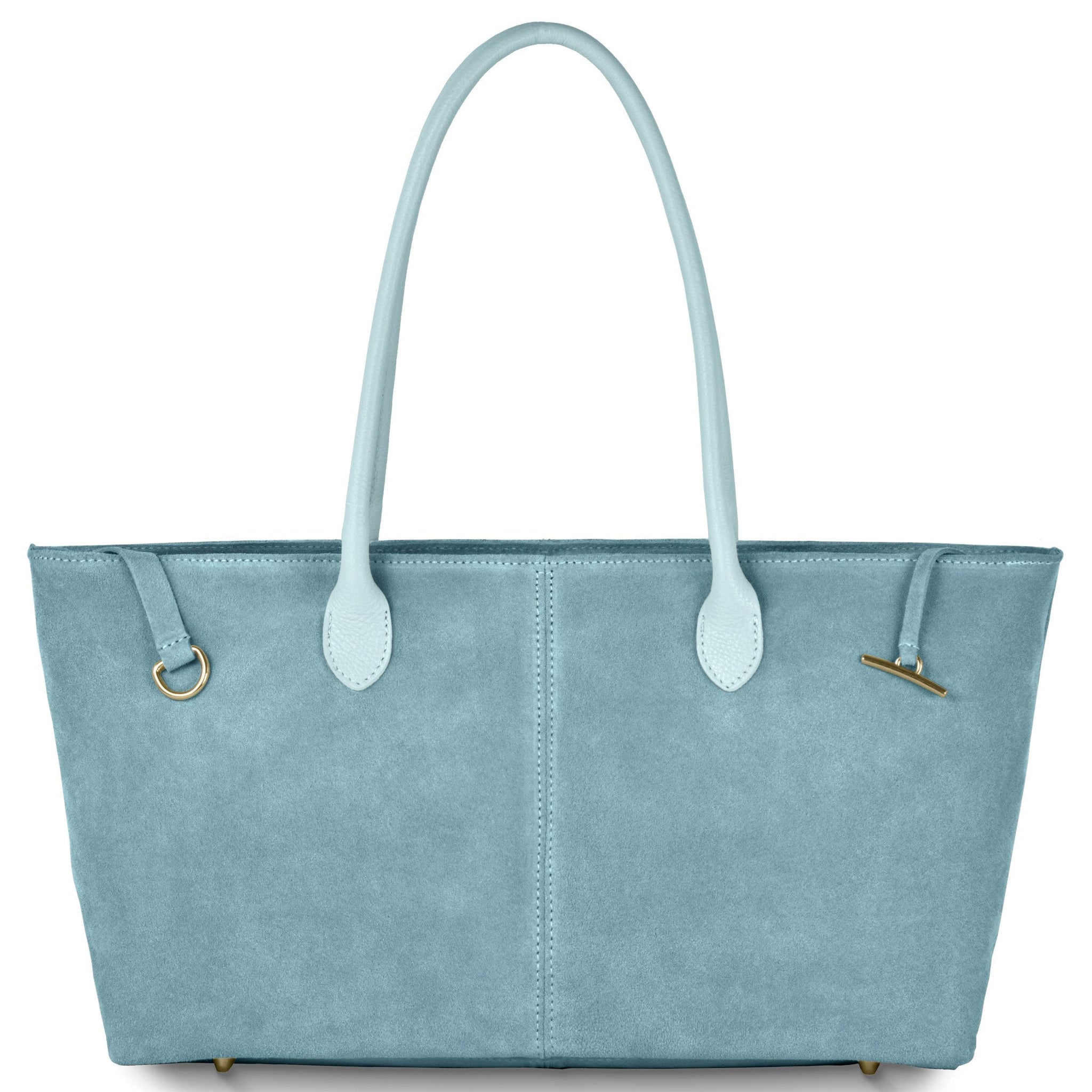 Italian Genuine Suede Tote Bag 242235 - TAKEASY - Flyclothing LLC