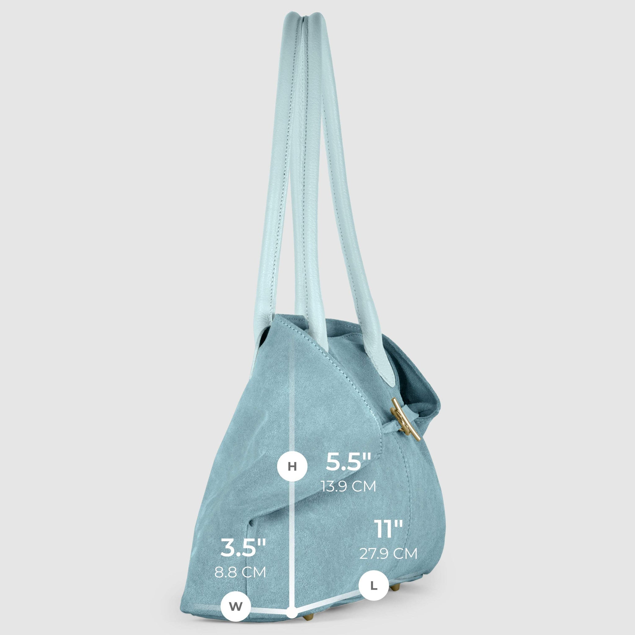 Italian Genuine Suede Tote Bag 242235 - TAKEASY - Flyclothing LLC