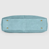 Suede Leather Satchel Bag - TAKEASY - Flyclothing LLC