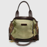 Suede Leather Tote Bag - TAKEASY - Flyclothing LLC