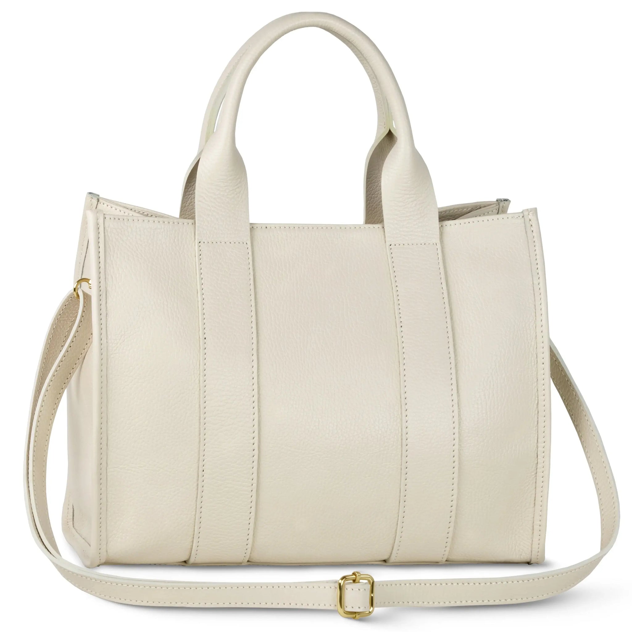 Italian Genuine Calf Leather Tote Bag 282611 - TAKEASY - Flyclothing LLC