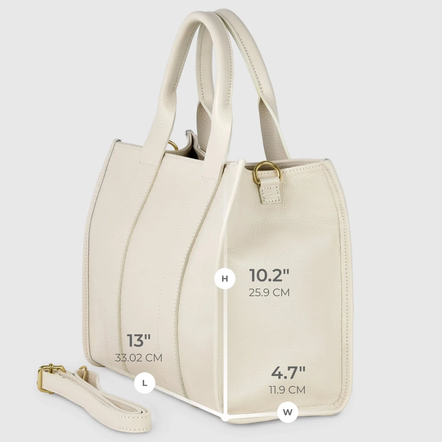 Italian Genuine Calf Leather Tote Bag 282611 - TAKEASY - Flyclothing LLC