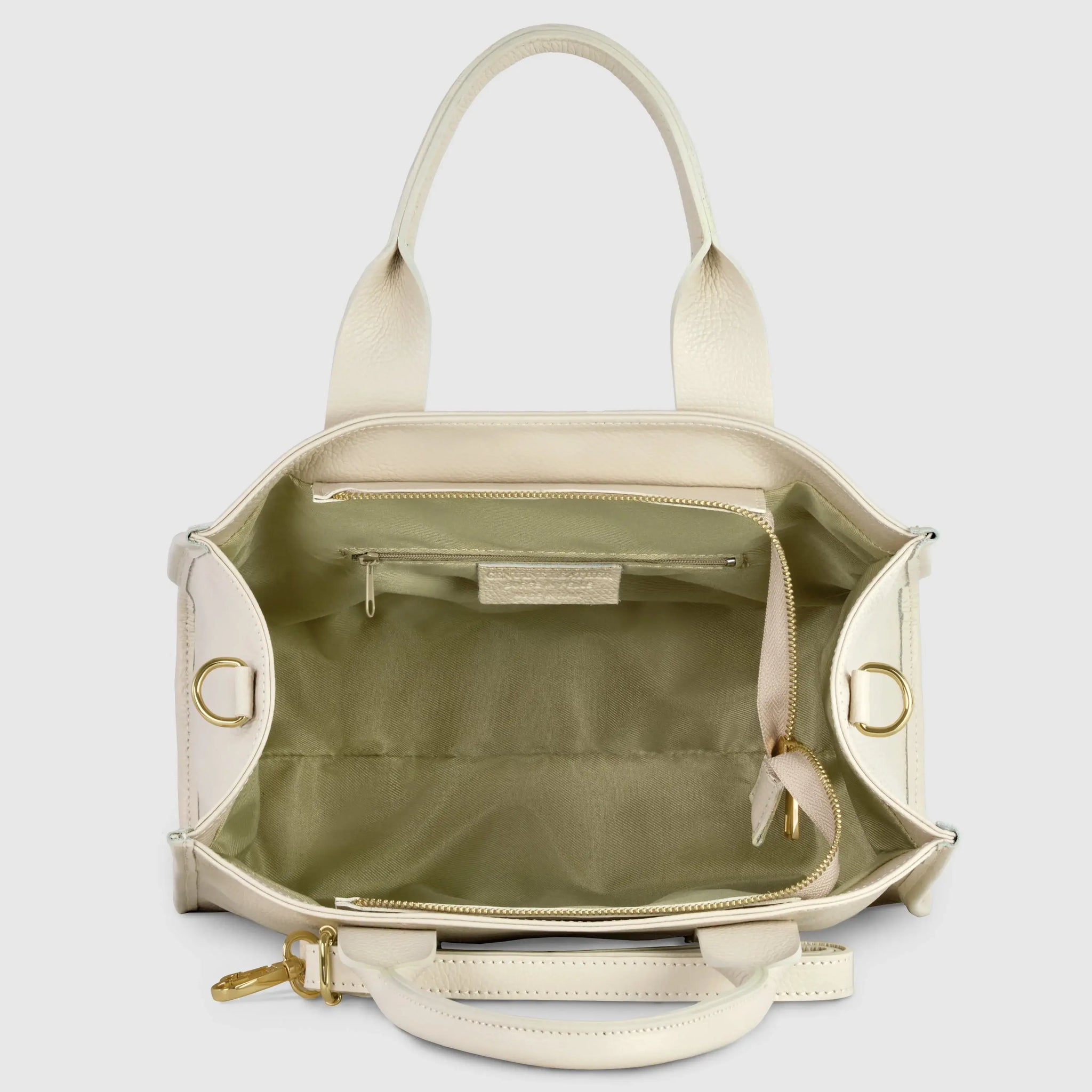Italian Genuine Calf Leather Tote Bag 282611 - TAKEASY - Flyclothing LLC