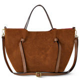 Italian Genuine Suede Tote Bag 292730 - TAKEASY - Flyclothing LLC
