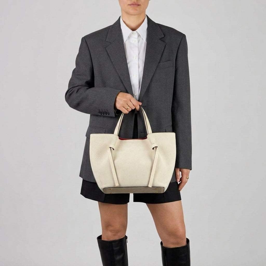 Italian Genuine Suede Tote Bag 292730 - TAKEASY - Flyclothing LLC