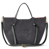 Italian Genuine Suede Tote Bag 292730 - TAKEASY - Flyclothing LLC