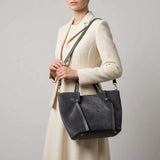 Italian Genuine Suede Tote Bag 292730 - TAKEASY - Flyclothing LLC