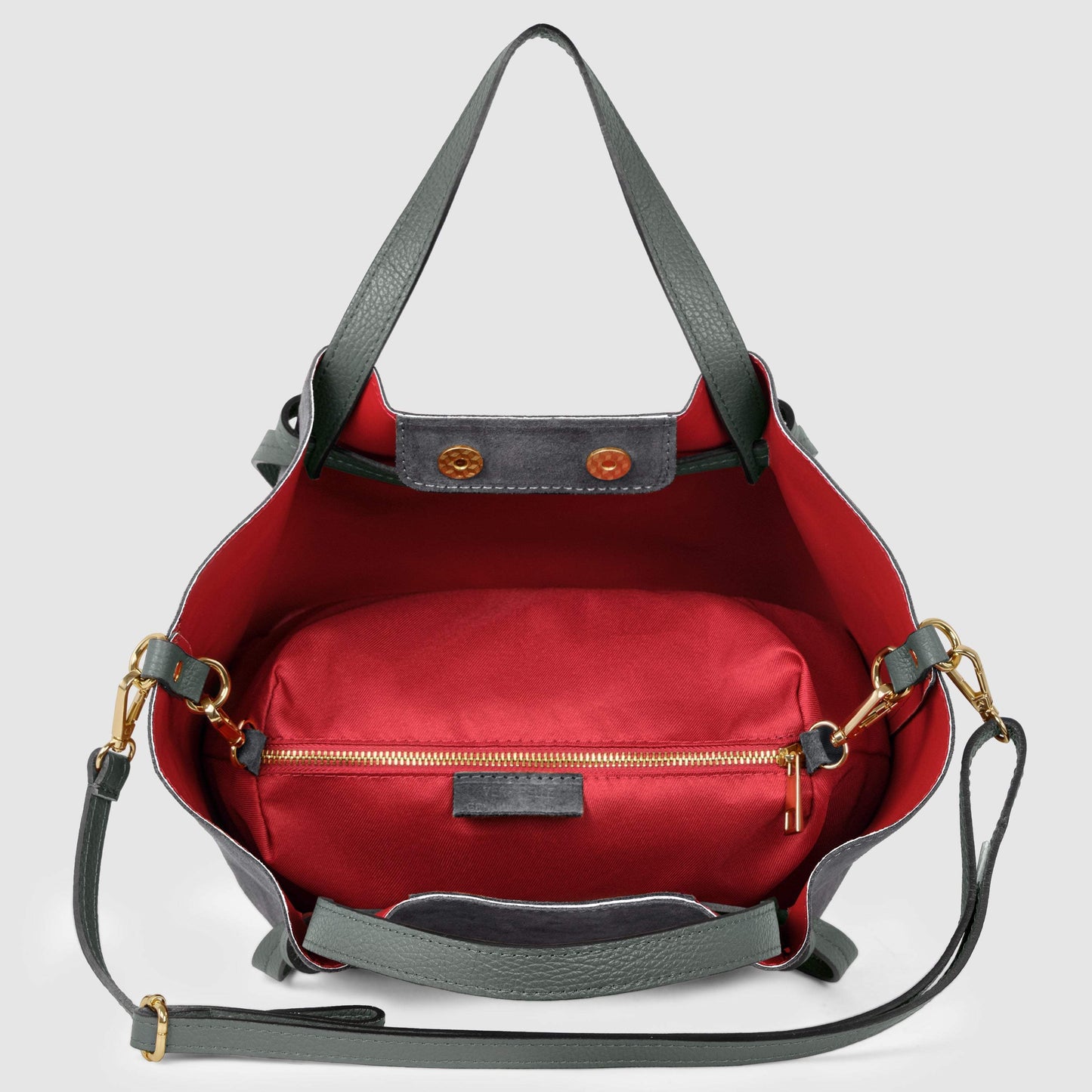 Italian Genuine Suede Tote Bag 292730 - TAKEASY - Flyclothing LLC