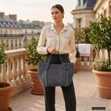 Italian Genuine Suede Tote Bag 292730 - TAKEASY - Flyclothing LLC