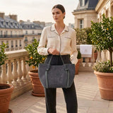 Italian Genuine Suede Tote Bag 292730 - TAKEASY - Flyclothing LLC