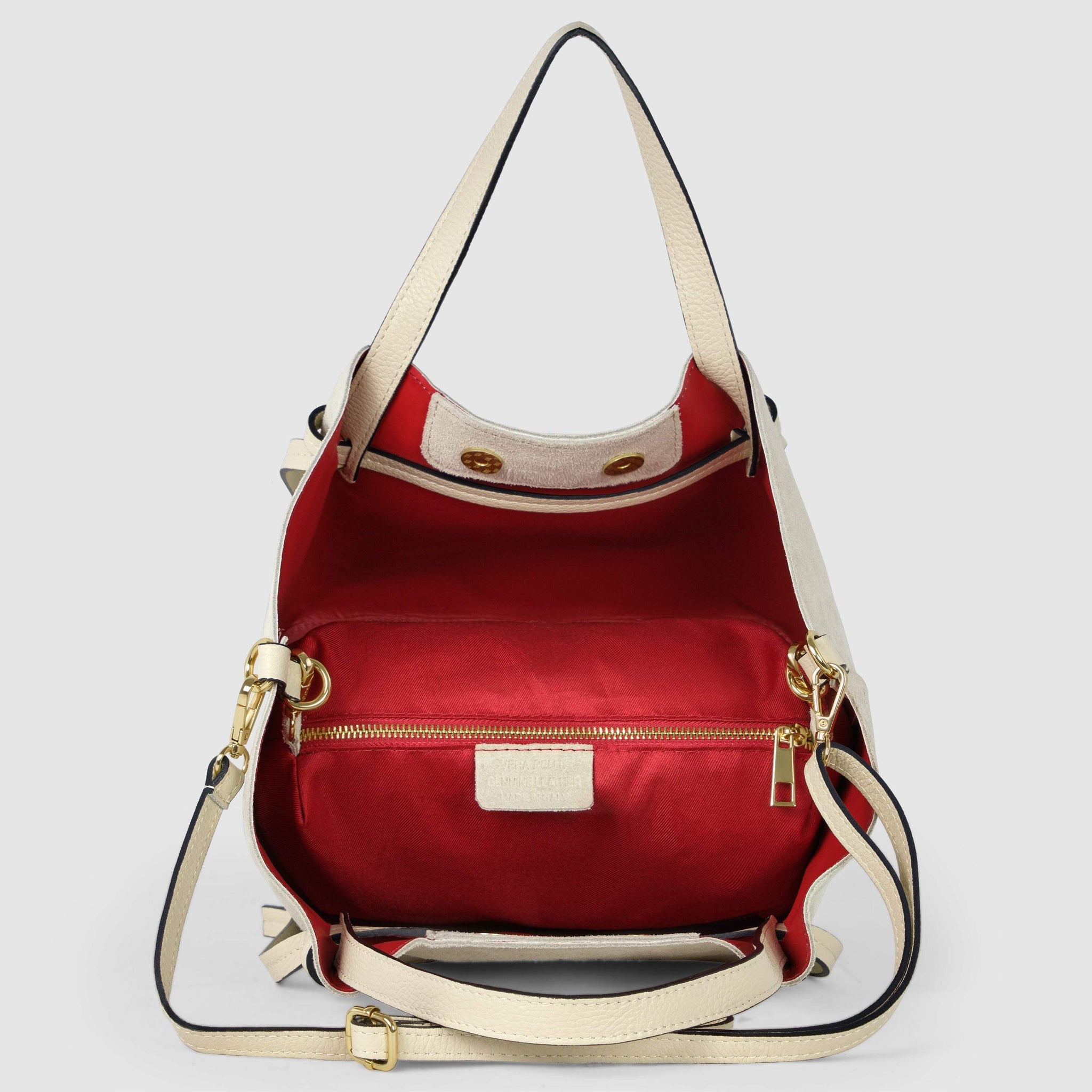 Italian Genuine Suede Tote Bag 292730 - TAKEASY - Flyclothing LLC