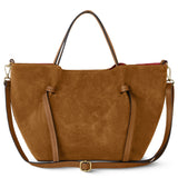 Italian Genuine Suede Tote Bag 292730 - TAKEASY - Flyclothing LLC
