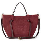 Italian Genuine Suede Tote Bag 292730 - TAKEASY - Flyclothing LLC