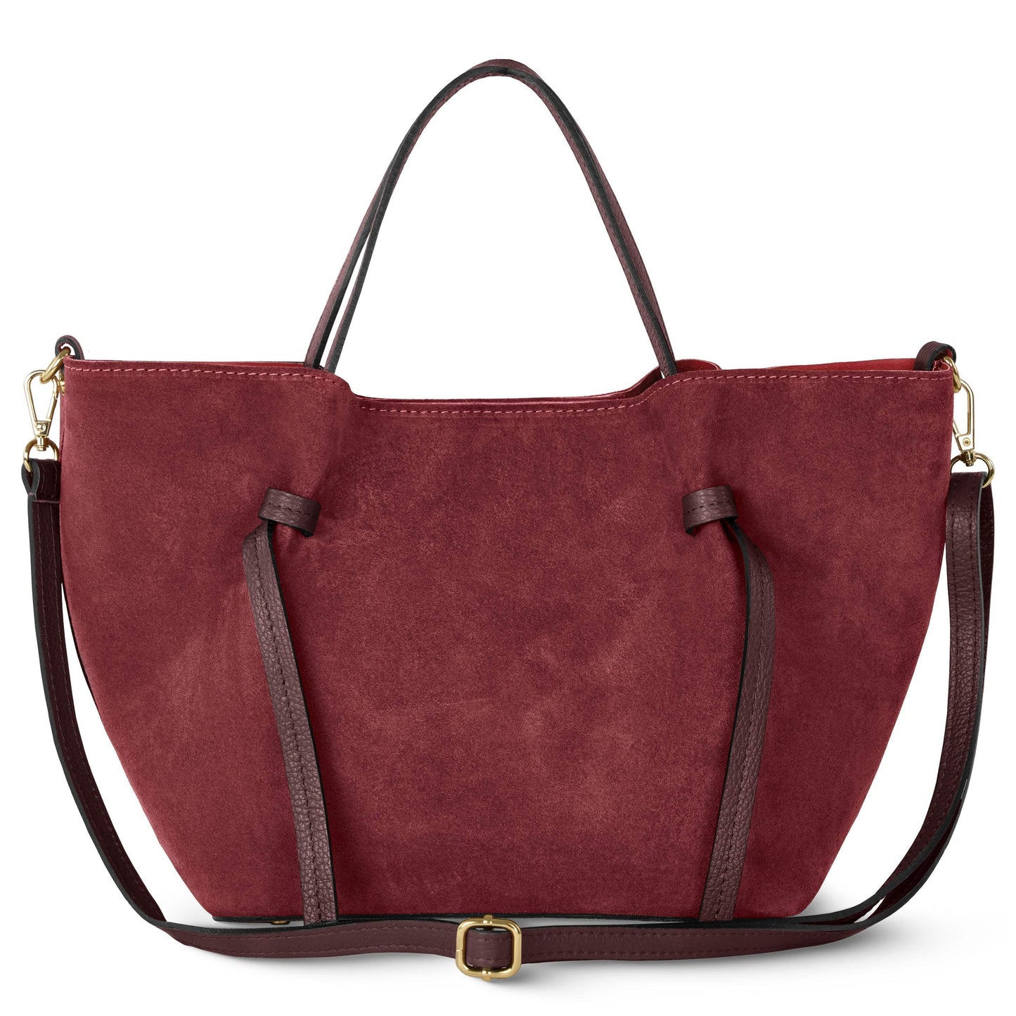 Italian Genuine Suede Tote Bag 292730 - TAKEASY - Flyclothing LLC