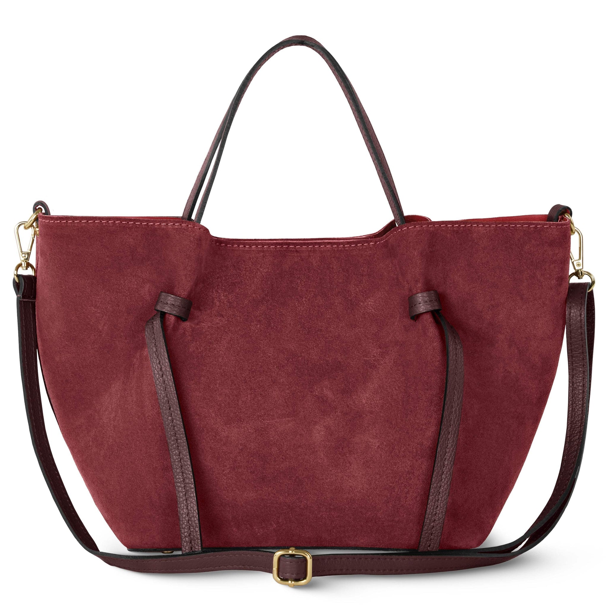 Italian Genuine Suede Tote Bag 292730 - TAKEASY - Flyclothing LLC