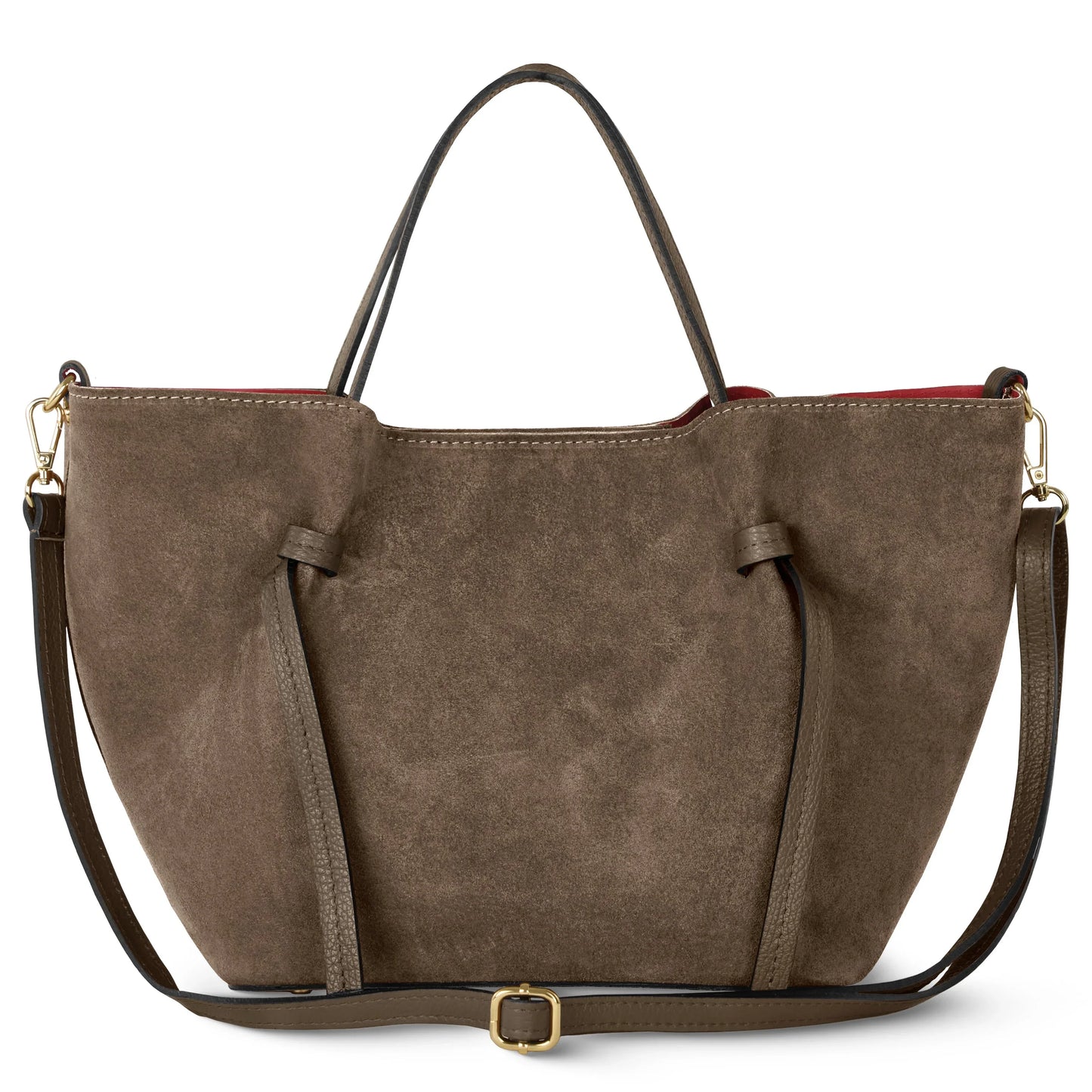 Italian Genuine Suede Tote Bag 292730 - TAKEASY - Flyclothing LLC