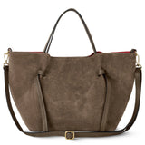 Italian Genuine Suede Tote Bag 292730 - TAKEASY - Flyclothing LLC