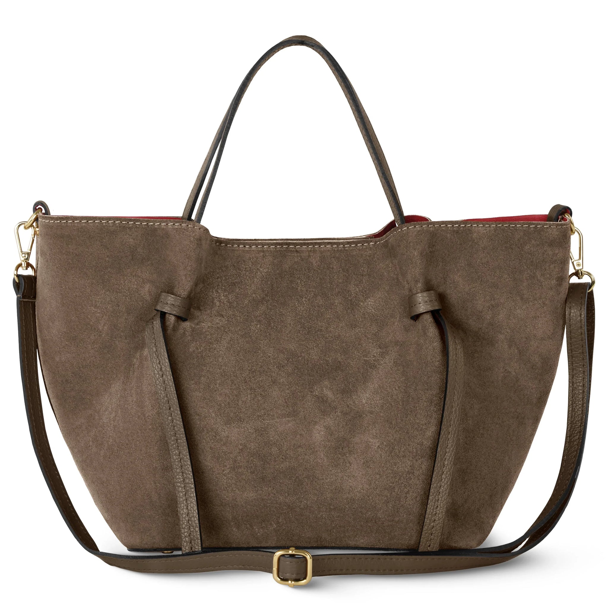 Italian Genuine Suede Tote Bag 292730 - TAKEASY - Flyclothing LLC