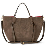 Italian Genuine Suede Tote Bag 292730 - TAKEASY - Flyclothing LLC