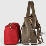 Italian Genuine Suede Tote Bag 292730 - TAKEASY - Flyclothing LLC