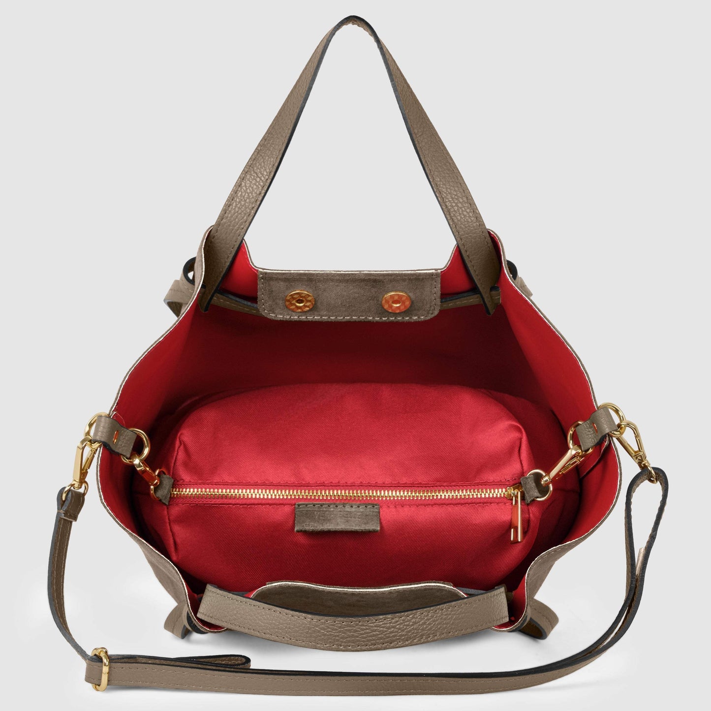 Italian Genuine Suede Tote Bag 292730 - TAKEASY - Flyclothing LLC