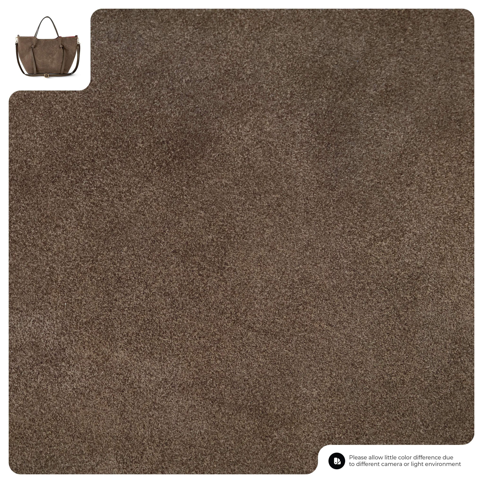 Italian Genuine Suede Tote Bag 292730 - TAKEASY - Flyclothing LLC