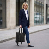 Italian Genuine Suede Tote Bag 272522 - TAKEASY - Flyclothing LLC